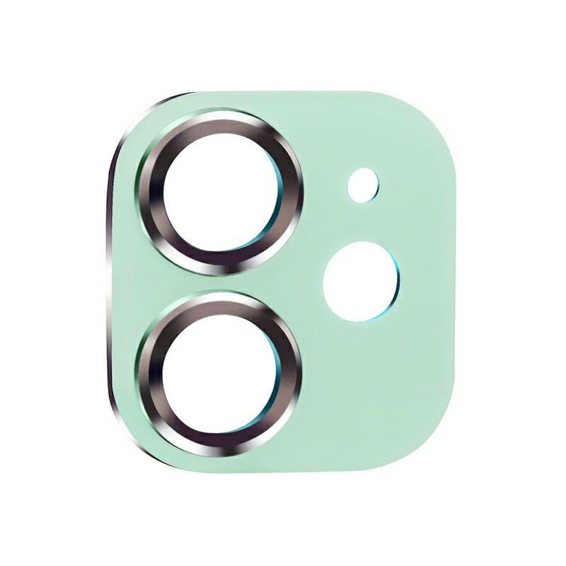 Folie de protectie pentru camera iPhone 11, sticla securizata, duritate 9H, verde, BBL1911