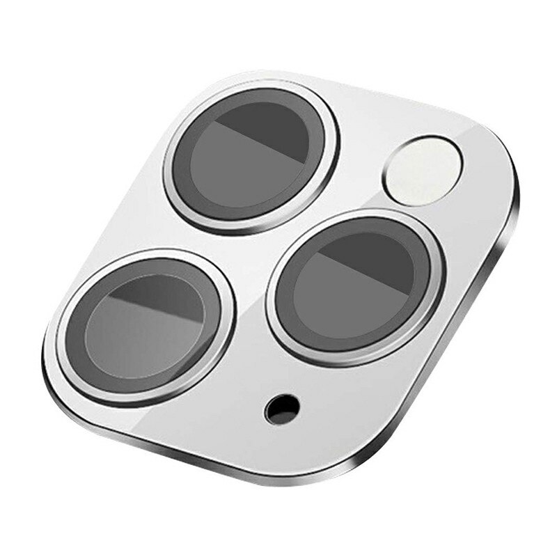 Folie de protectie pentru camera iPhone 11 Pro Max, sticla securizata, duritate 9H, Alb, BBL1913