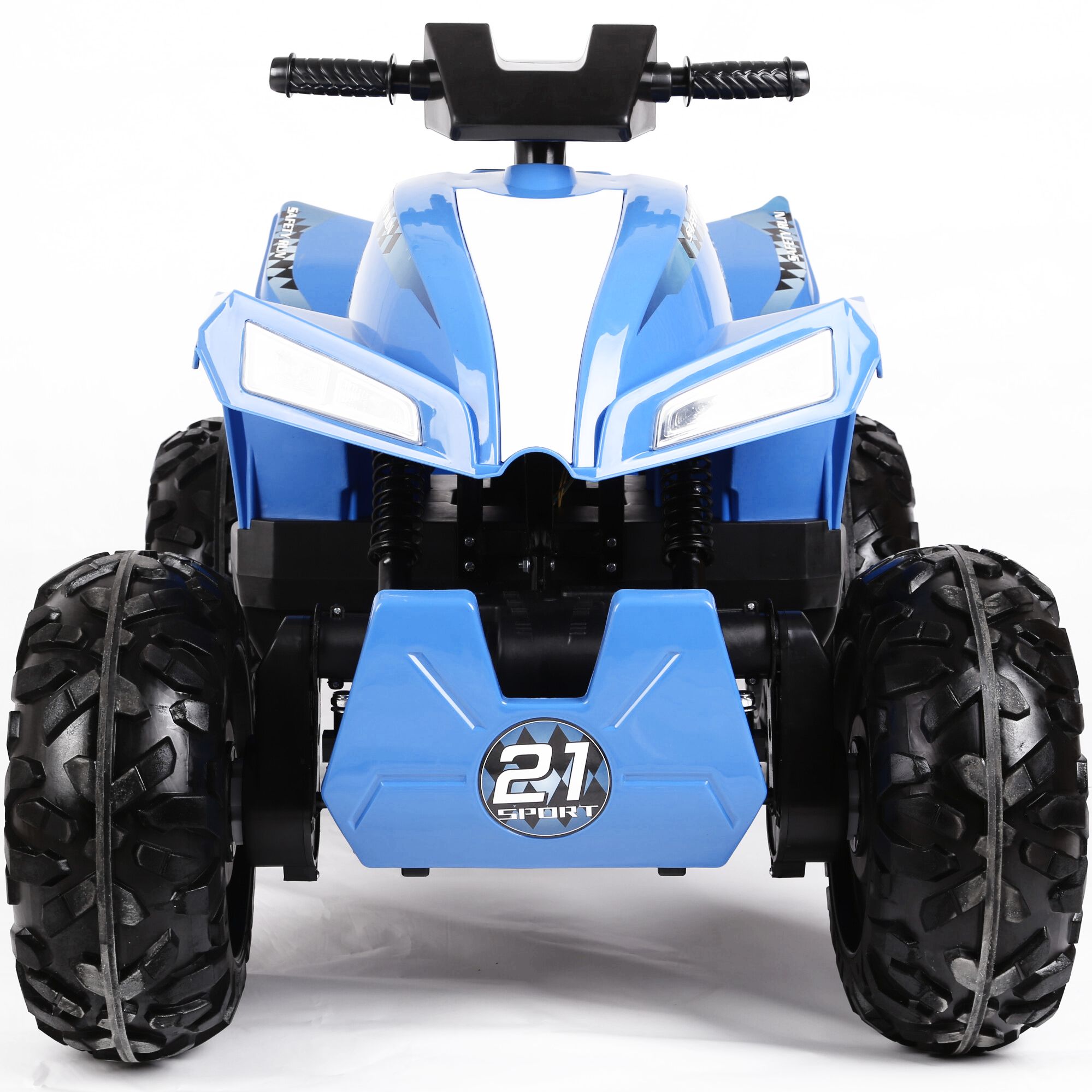 ATV electric pentru copii, Mappy Race, Negru/Albastru - eMAG.ro