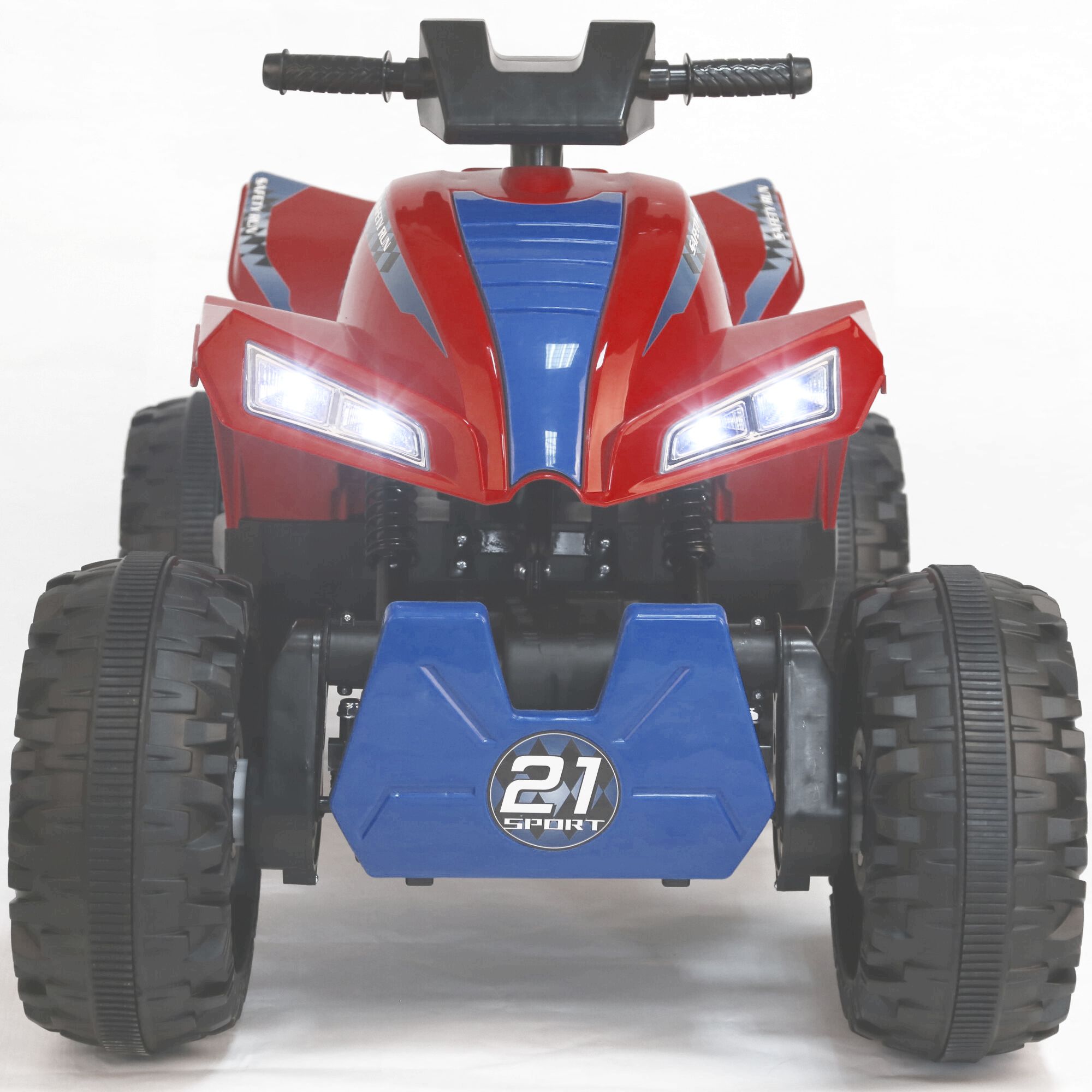 ATV electric pentru copii, Mappy Race, Negru/Rosu - eMAG.ro