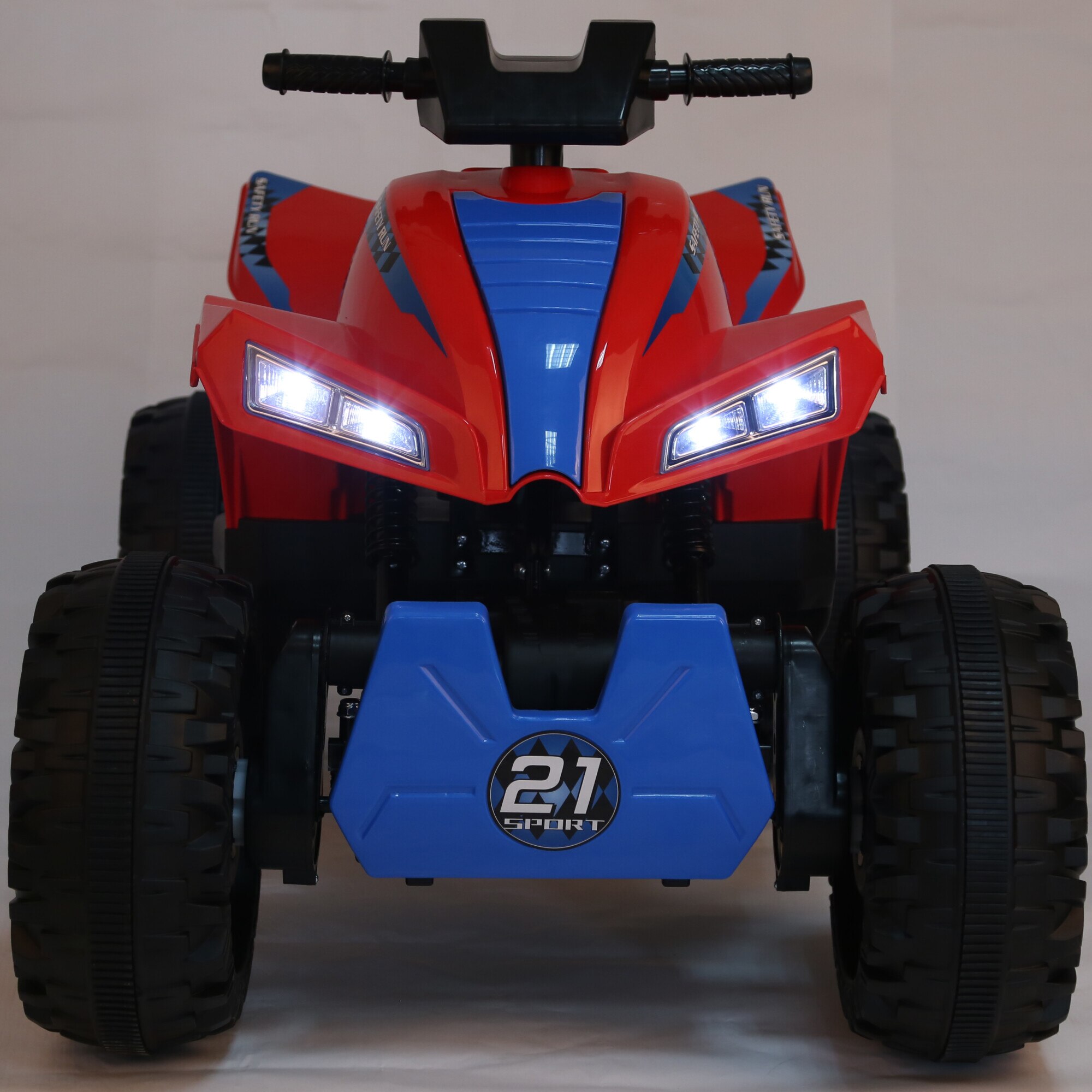 ATV electric pentru copii, Mappy Race, Negru/Rosu - eMAG.ro