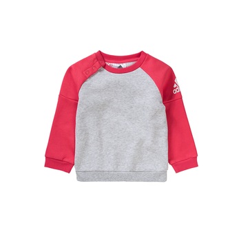 Bluza sport fete, Adidas, gri/roz, 86 cm, 12-18 luni Bluza sport fete, Adidas, gri/roz, 86 cm, 12-18 luni