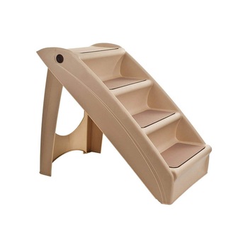 Scara animale de companie Timeless Tools, pentru caini si pisici, ajutor de urcare, Maro deschis Scara animale de companie Timeless Tools, pentru caini si pisici, ajutor de urcare, Maro deschis