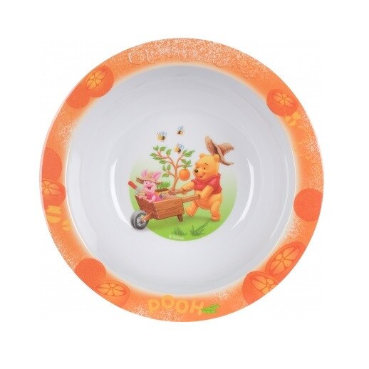 Bol de hranire Disney Winnie the Pooh, melamina, 16 cm