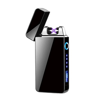 Bricheta electrica Edman PX2 antivant, incarcare USB, Negru Bricheta electrica Edman PX2 antivant, incarcare USB, Negru