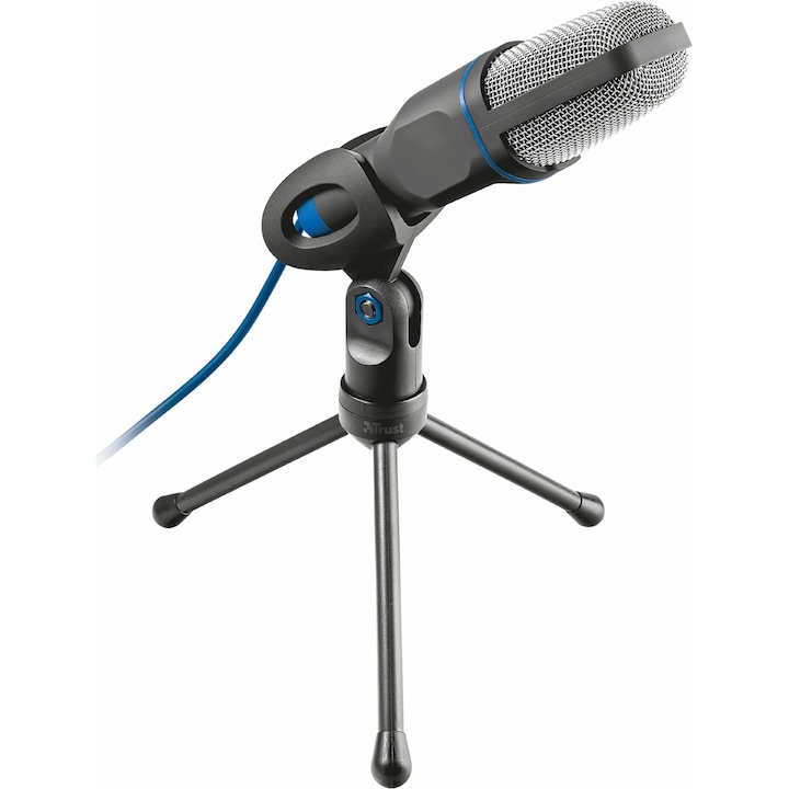 Trust Mico mikrofon, USB, Fekete
