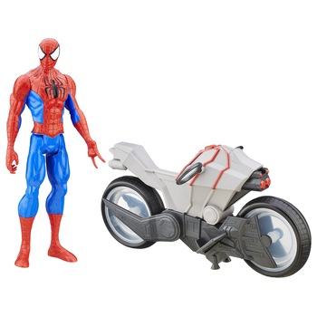 Figurina Spider-Man cu Spider Cycle Figurina Spider-Man cu Spider Cycle