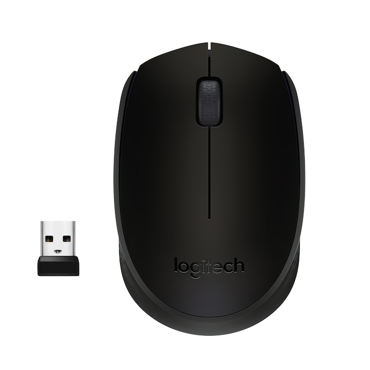 Безжична мишка Logitech M171, Черна