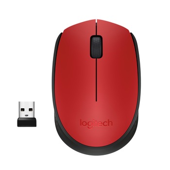 Mouse wireless Logitech M171, Rosu Mouse wireless Logitech M171, Rosu