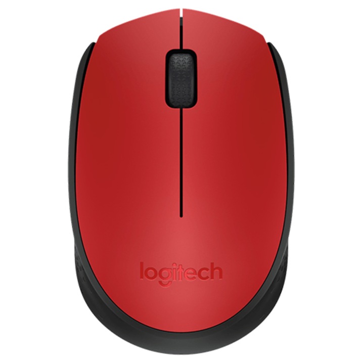 Мишка Wireless Logitech M171, Червена