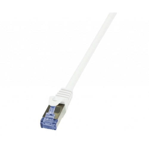 LOGILINK CQ4101S LOGILINK - Cat.6A Patch cable made from Cat.7 raw cable, white, 15m