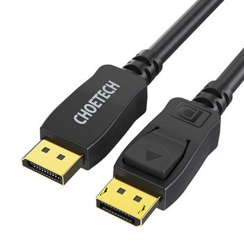 Cablu Displayport-Displayport Choetech, 8K, 60Hz, Suport HDR, 2 m, Negru Cablu Displayport-Displayport Choetech, 8K, 60Hz, Suport HDR, 2 m, Negru