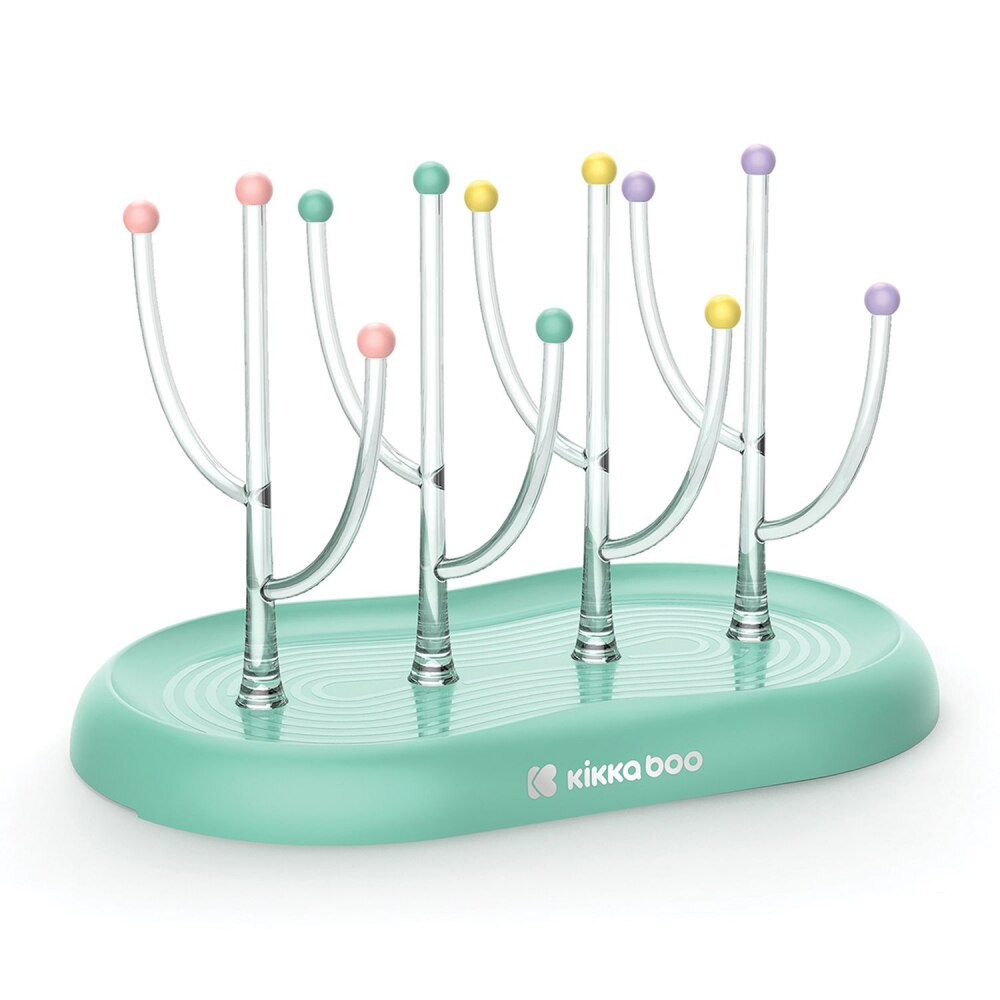 Suport pentru biberoane KikkaBoo Marble Mint