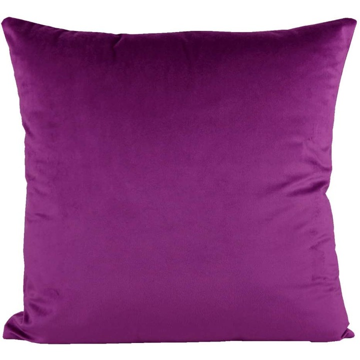 Set 2 fete de perna 40x40 cm bumbac ranforce mov inchis