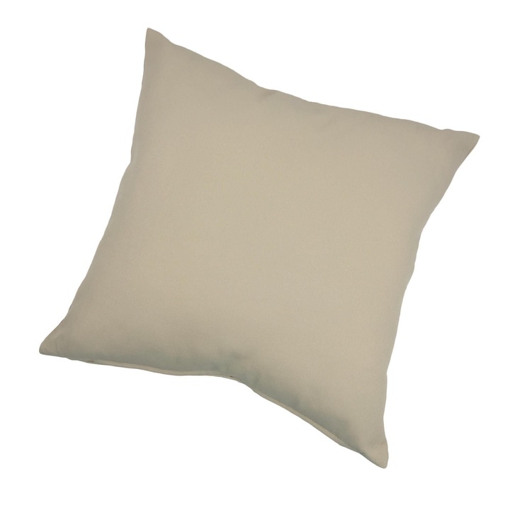 Set 2 fete de perna 40x40 cm bumbac ranforce crem