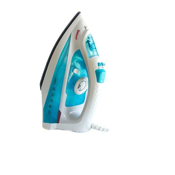 Fier de calcat SATURN ST-CC0221B ,alb/albastru,2000 W ,talpa ceramica