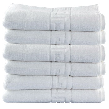Set 6 prosoape baie corp Quasar & Co., 70 x 140 cm, 600 g/mp, hotel quality, 100% bumbac, alb Set 6 prosoape baie corp Quasar & Co., 70 x 140 cm, 600 g/mp, hotel quality, 100% bumbac, alb
