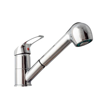 Baterie lavoar TRENDY'S , para de dus extractabila , crom lucios Baterie lavoar TRENDY'S , para de dus extractabila , crom lucios