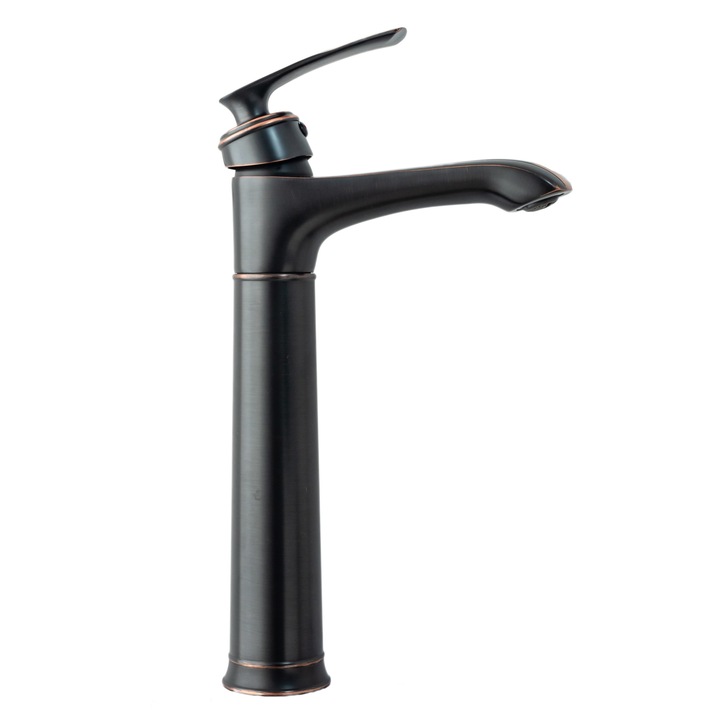TRENDY mosdócsaptelep, pultra szerelhető, antik fekete
