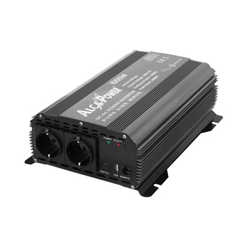 Invertor de tensiune AlcaPower by President 1000W 12V-230V, sinusoida pura, port USB Invertor de tensiune AlcaPower by President 1000W 12V-230V, sinusoida pura, port USB