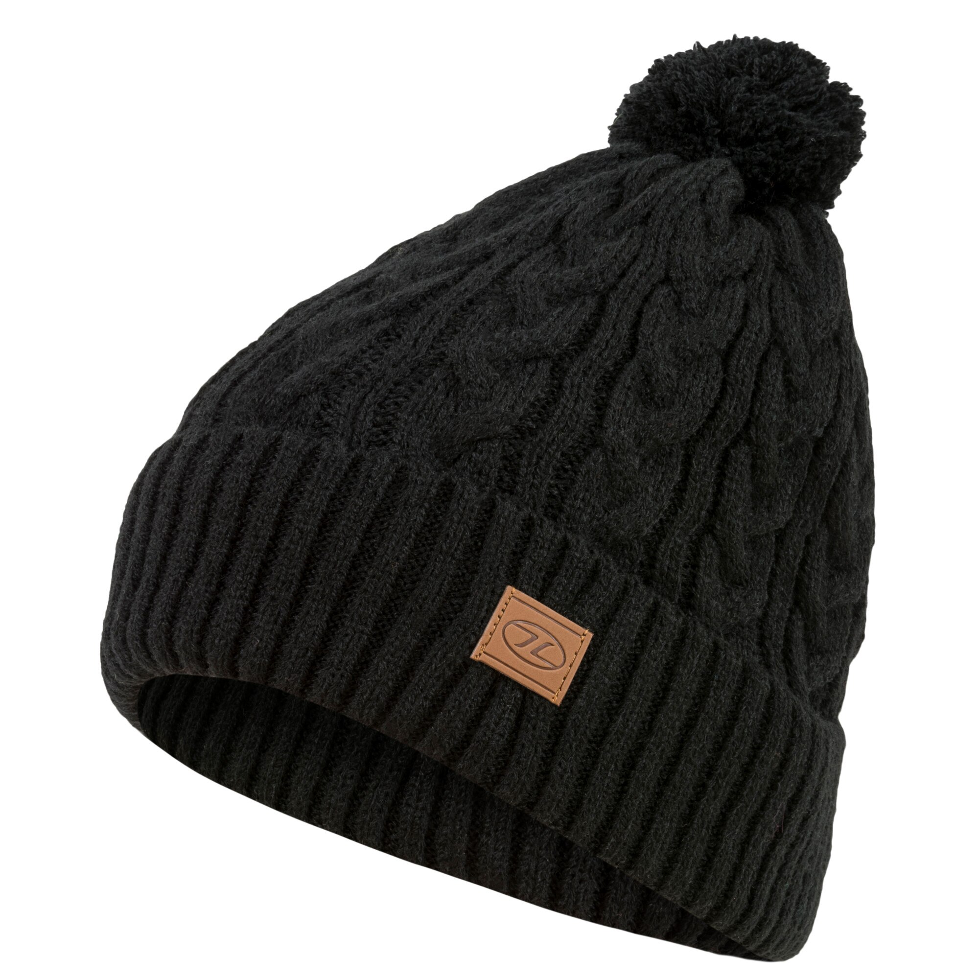 Caciula Highlander Beira Bobble Hat, Negru