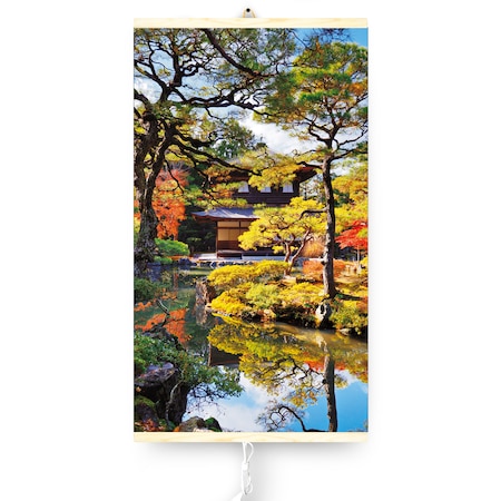 Panou radiant infrarosu Trio model Garden Kyoto, 430W, 0,9kg, termostat 2 trepte, 100cm x 60cm