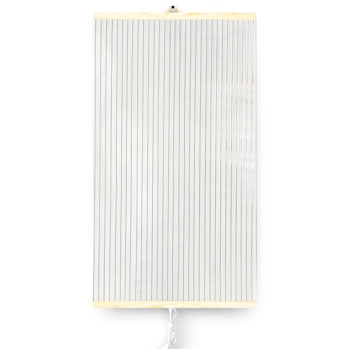 Panou radiant infrarosu Trio model Transparent/Futurism, 430W, 0,9kg, termostat 2 trepte, 100cm x 60cm