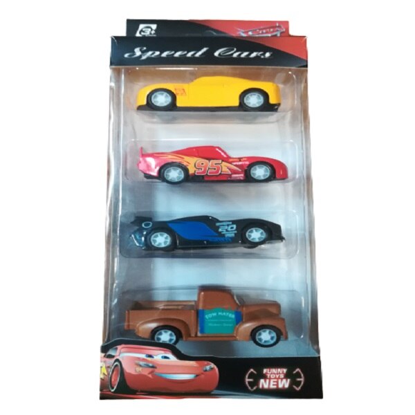 Set 4 machete de metal Cars