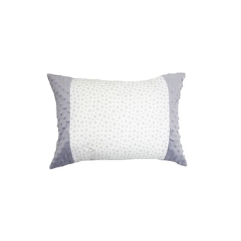 Perna Minky gri, stelute gri, 30 x 40 cm Perna Minky gri, stelute gri, 30 x 40 cm