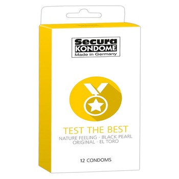 Prezervative Secura Test the Best 12buc Prezervative Secura Test the Best 12buc