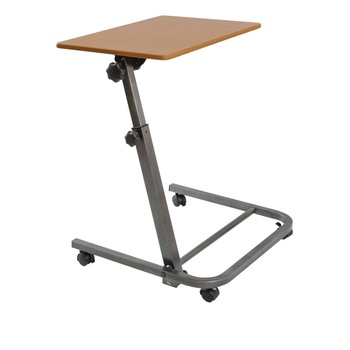 Masuta pentru servire la pat, pliabila, cu 4 roti, inaltime reglabila, Bej/Gri Masuta pentru servire la pat, pliabila, cu 4 roti, inaltime reglabila, Bej/Gri