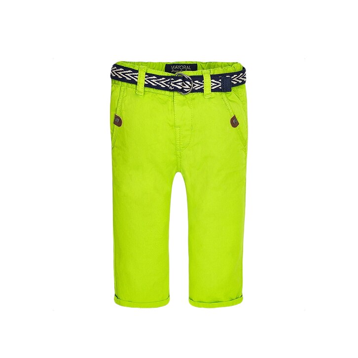 Pantaloni lungi, Mayoral, casual, baiat, verde lime, 36 luni