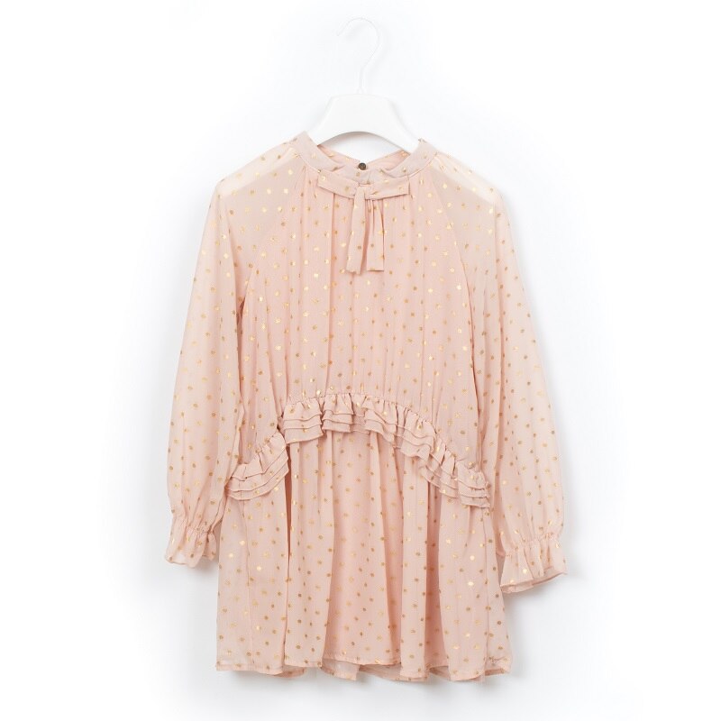 Rochie, Mayoral, casual, roz/auriu, 18 ani