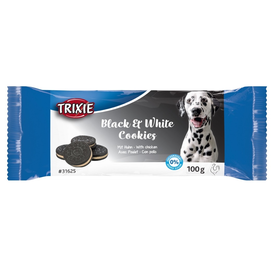 Recompense pentru caini Trixie Biscuiti Oreo Cu Pui 4 buc/100 g 31625