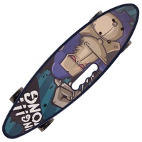 Penny board Action One® Portabil ABEC-7, PU, Aluminiu, Teddy