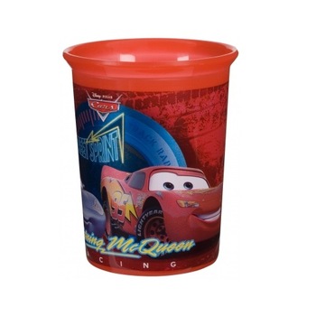 Pahar cu folie de metal Disney Cars, 225 ml Pahar cu folie de metal Disney Cars, 225 ml