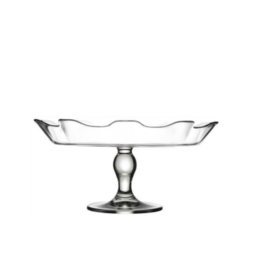 Platou Patisserie rotund cu picior Pasabahce 95105