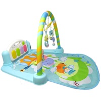 centru de activitati multifunctional 5 in 1 cu lumini si sunete pian detasabil  jucarii zornaitoare oglinda 5 moduri de joaca lavabil albastru salamandra kids imagen 28_0_
0