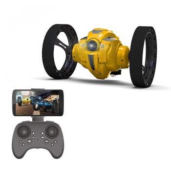 Drona bounce car RCSHOP cu telecomanda si camera HD, galben Drona bounce car RCSHOP cu telecomanda si camera HD, galben