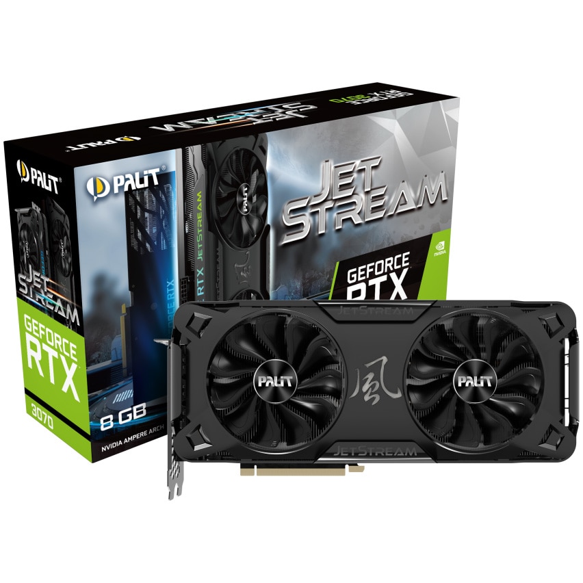 Placa video Palit GeForce® RTX™ 3070 JetStream, 8GB GDDR6, 256-bit