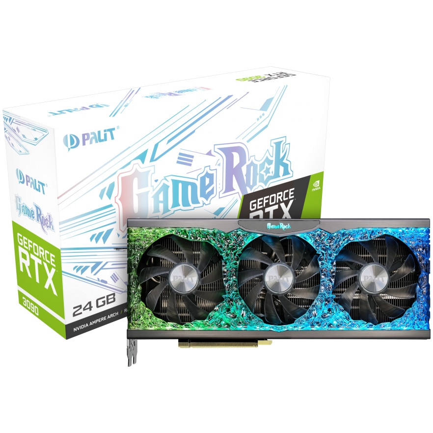 Placa video Palit GeForce® RTX™ 3090 GameRock, 24GB GDDR6X, 384