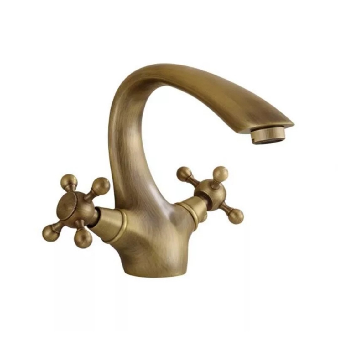 Baterie baie Starke, gat lebada, retro, auriu, OD-2045