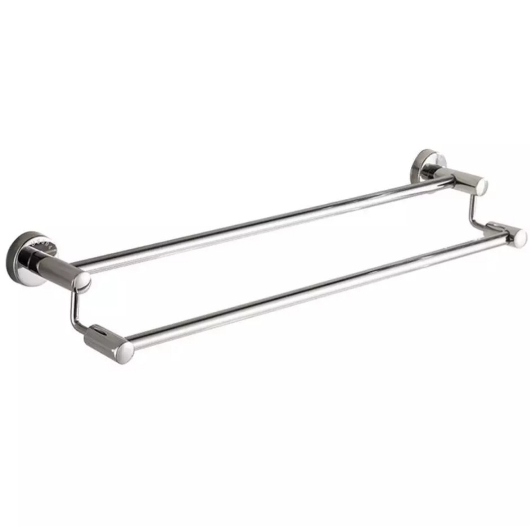 Suport dublu de prosop Starke, inox SUS304, satinat, GJ-013C