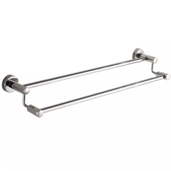 Suport dublu de prosop Starke, inox SUS304, satinat, GJ-013C Suport dublu de prosop Starke, inox SUS304, satinat, GJ-013C