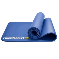 Saltea fitness Yoga/Pilates/Aerobic PROGRESSIVE PRO120-BLUE, dimensiuni 183 x 60 x 1.2 cm, NBR, culoare albastru