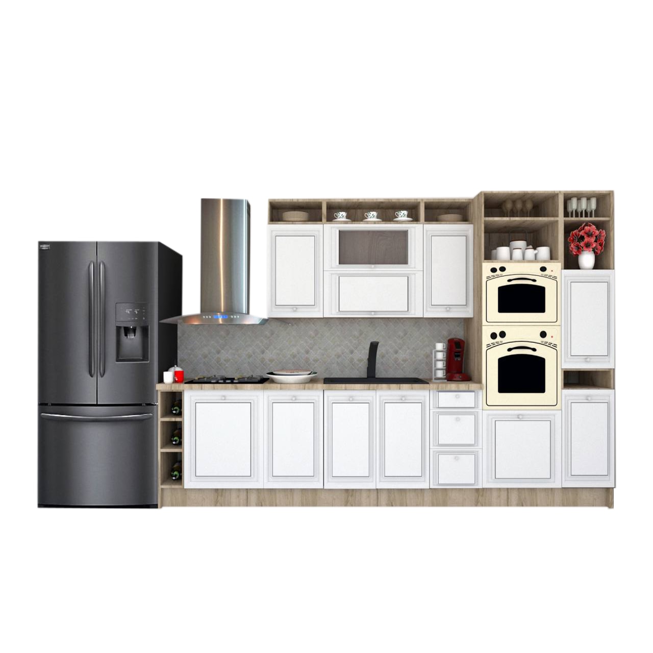 Set Bucatarie Genarom Leea Art MDF Older 340A DR K002 / decor 191