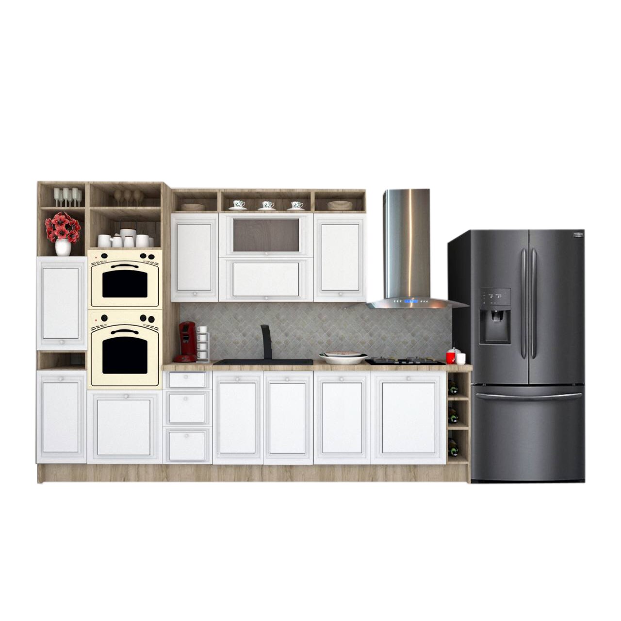 Set Bucatarie Genarom Leea Art MDF Older 340A ST K002 / decor 191