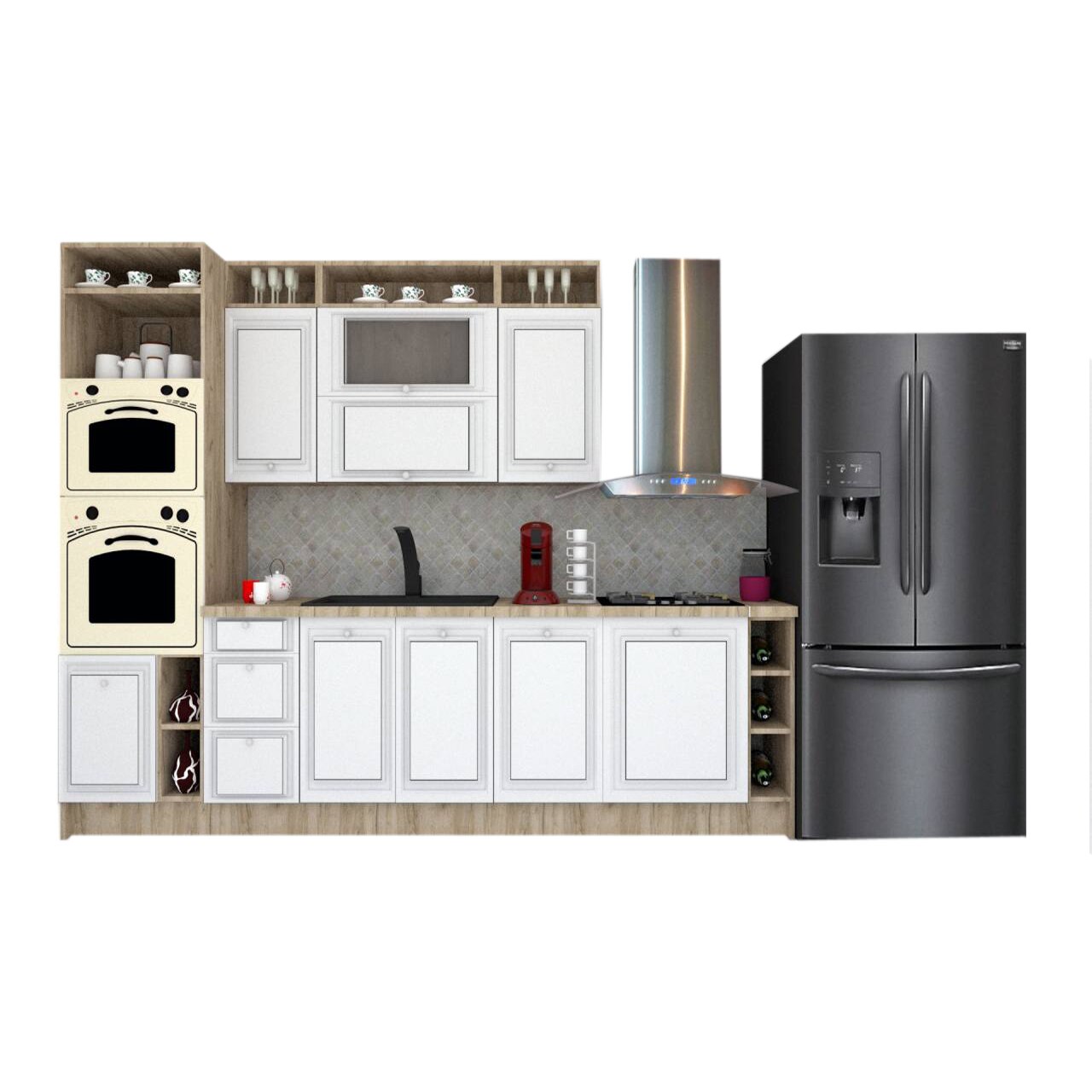 Set Bucatarie Genarom Leea Art MDF Older 300A K002 / decor 191