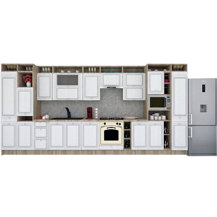 Set Bucatarie Genarom Leea Art MDF Older 460A K002 / decor 191