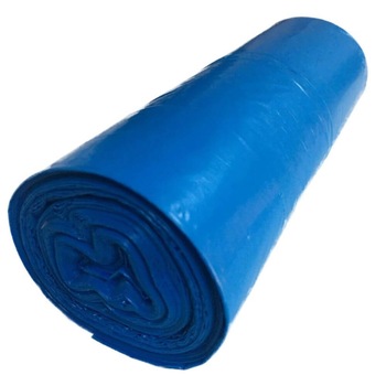 Saci Menajeri, 240L, 110x125 cm, 10 Buc/Rola, Material LDPE, Albastri Saci Menajeri, 240L, 110x125 cm, 10 Buc/Rola, Material LDPE, Albastri